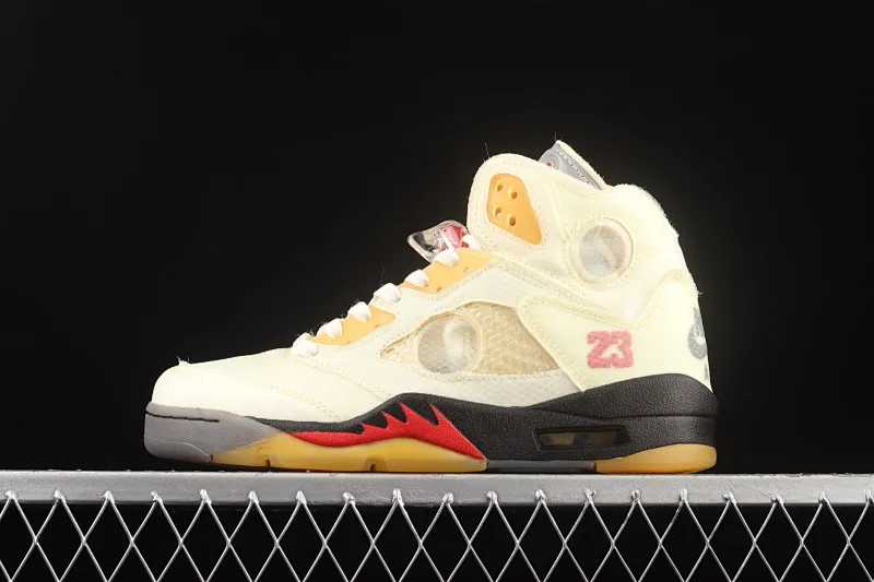 All categories Air Jordan Jordan series basketball shoes Air Jordan 5 G version OF x Air Jordan 5 AJ5 Qiao 5 Baifan Jin Chanyi DH8565-100